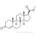 Acide Androst-4-ène-17-carboxylique, ester 3-oxo-méthylique, (57191371,17b) CAS 2681-55-2
